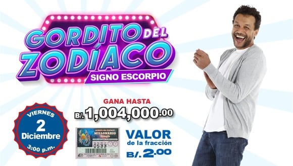 Lotería Nacional de Panamá EN VIVO del 2 de diciembre: resultados del ‘Gordito del Zodiaco’ (Foto: @Lbnp)