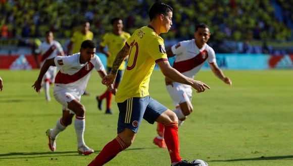 Colombia perdió por 1-0 ante Perú por Eliminatorias Qatar 2022. (Foto: Conmebol)