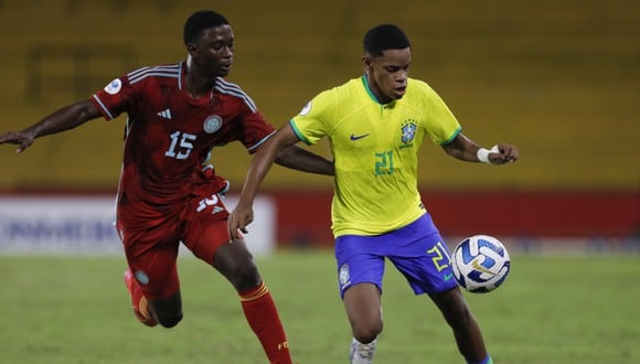 Colombia y Brasil se enfrentaron esta noche por el Sudamericano Sub-17 | Foto: difusión