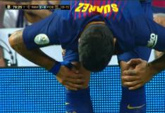 Se encienden las alarmas en Uruguay: Luis Suárez terminó lesionado en el partido por la Supercopa de España