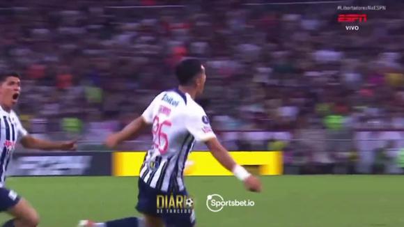 Gol de Serna para el 2-1 de Alianza Lima vs Fluminense. (ESPN)