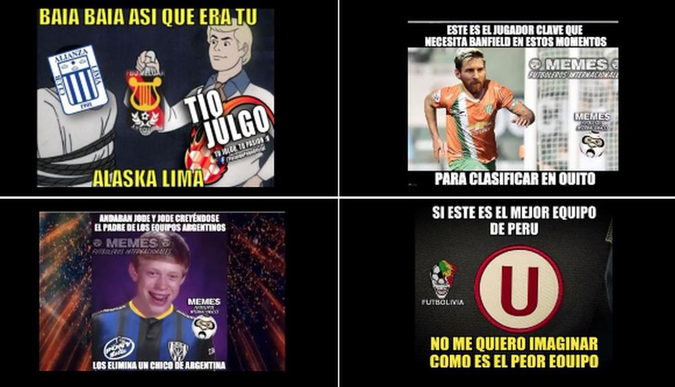 Facebook: los memes de los clubes que van quedando fuera de la Copa Libertadores.