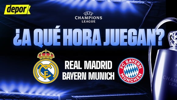 Real Madrid vs Bayern por Champions League: a qué hora juegan