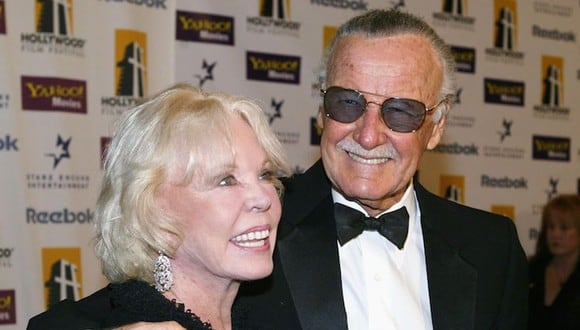 Joan Boocock Lee y Stan Lee estuvieron casado durante 69 años. Ella fue su verdadera inspiración para crear a los queridos personajes de Marvel (Foto: Getty Images)