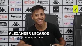 Alexander Lecaros fue presentado como nuevo jugador del Botafogo