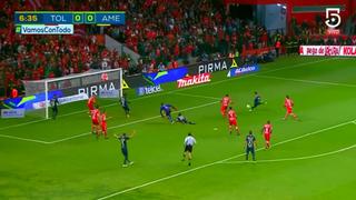 ¡Terrible error de Toluca! Aguilera y el gol para abrir el marcador para América por Liguilla MX [VIDEO]