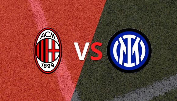 Al comienzo del segundo tiempo Milan y Inter empatan 1-1