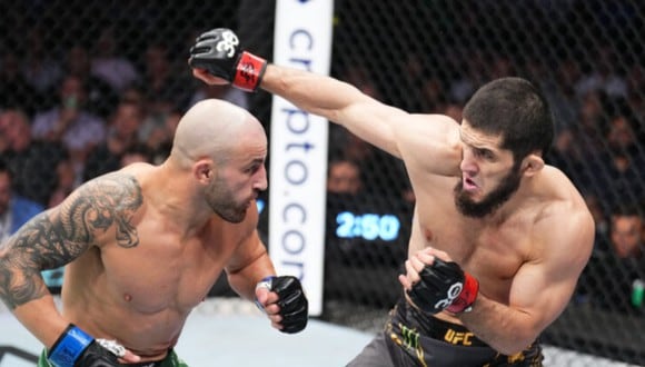 Islam Makhachev venció a Alexander Volkanovski en el UFC 284 | Foto: Internet