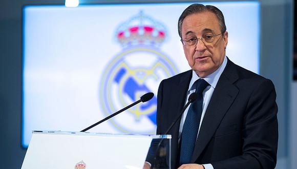 El 13 de abril de 2021, Florentino Pérez fue reelegido como presidente del Real Madrid. (Getty)