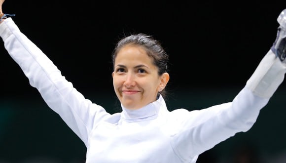 María Luisa ganó la medalla de plata en Santiago 2023. (Foto: captura)