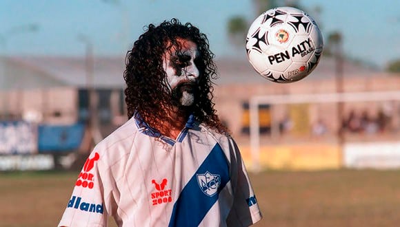 Darío Dubois, el futbolista metalero que jugaba con la cara pintada y tuvo un triste final. (Foto: Agencias)