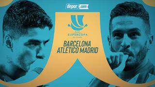 Señal SKY Sports, Barcelona vs. Atlético de Madrid EN VIVO: ahora por Supercopa de España 2020 | DirecTV Mitele