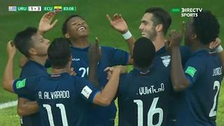¡Ecuador hace historia! El gol de Plata sobre Uruguay y clasificación a cuartos del Mundial Sub 20 [VIDEO]