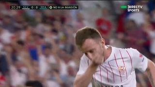 Sorpresa en el Sánchez-Pizjuán: golazo de Rakitic para el 1-0 del Sevilla vs. Real Madrid [VIDEO]