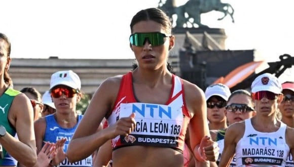 Kimberly García quedó en el cuarto lugar en 20 km del Mundial de Atletismo 2023. (Foto: World Athletics)