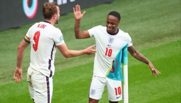 Harry Kane y Raheem Sterling fueron figuras de Inglaterra en la Eurocopa 2020. (Foto: Getty Images)