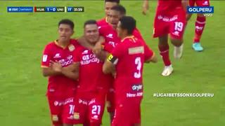 Desde el punto de penal: Benites abre el marcador 1-0 en el Sport Huancayo vs. Universitario