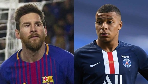 PSG solo podría afrontar el salario o de Kylian Mbappé o de Lionel Messi. (Fotos: AFP/EFE)