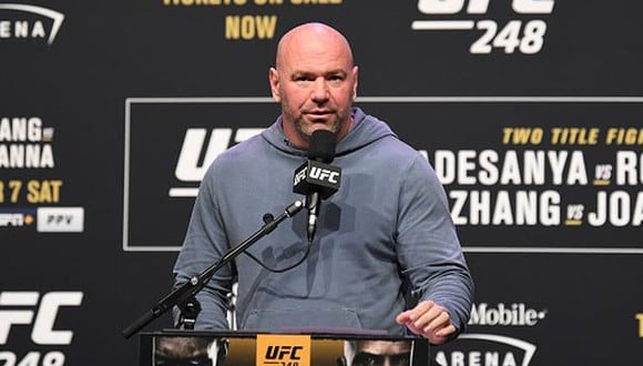 Dana White sobre la postergación de otros deportes por el coronavirus: "Se rindieron ante la presión de los medios”. (Getty Images)