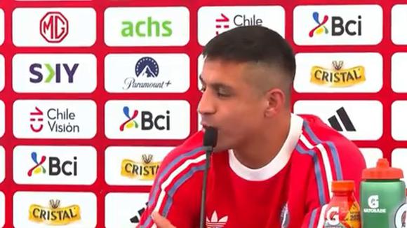 Alexis Sánchez habló en la previa del partido entre Chile vs. Ecuador. (Video: @DiegoConstanzo)