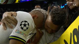 Emotivo: Richarlison lloró junto a su padre tras sus primeros goles en Champions [VIDEO]