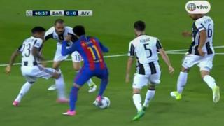 ¡Todo un crack! Neymar dejó como conos a 4 jugadores de Juventus en ataque de Barza [VIDEO]