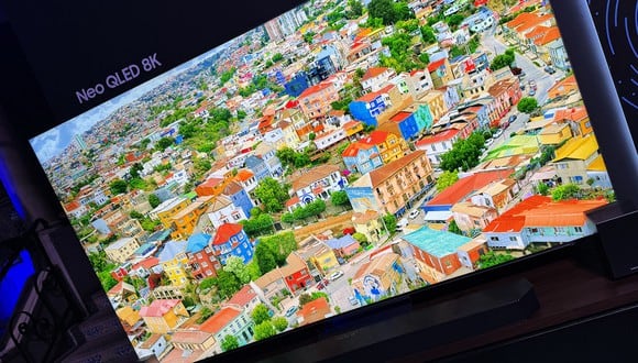 SAMSUNG | Así es el nuevo Samsung Neo QLED 8K, la televisión que escala la imagen a 8K. (Foto: MAG - Rommel Yupanqui)