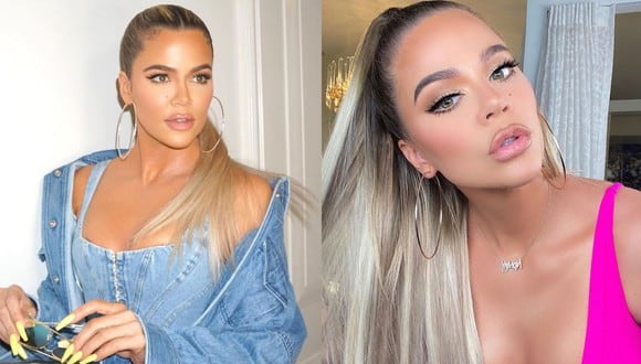 Khloé Kardashian desata polémica tras publicar fotos en las que parece otra persona. (Foto: Instagram)