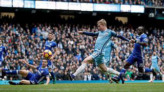 No tiene perdón: el increíble gol que falló De Bruyne con el Manchester City