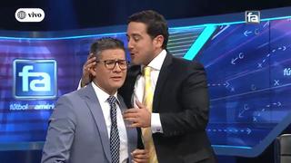 Erick Osores y Óscar Del Portal recrearon el tenso momento entre Leao Butrón y Christofer Gonzales [VIDEO]