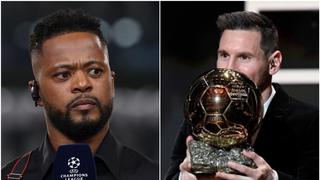 Evra, podrido de Leo Messi: “Estoy harto que le den el Balón de Oro”