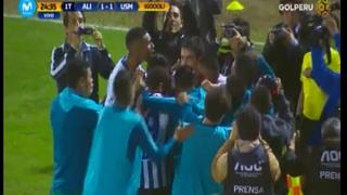 Alianza Lima: Luis Aguiar unió a todo el plantel para festejar el empate [VIDEO]