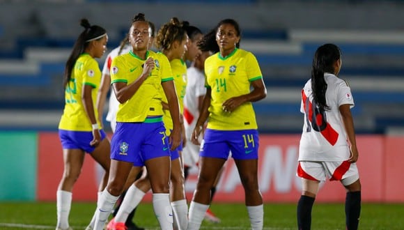 Brasil venció a Perú en el Hexagonal Sub-20 Femenino. (Foto: Conmebol)