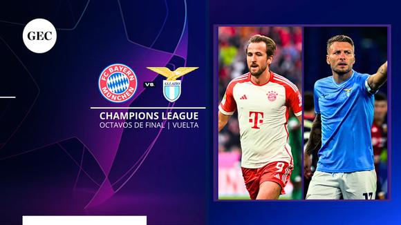 Bayern Múnich vs. Lazio: fecha, hora y canales de TV para ver Champions League