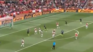 Un golazo con la menos hábil: así marcó Sterling en el Manchester City vs. Arsenal [VIDEO]