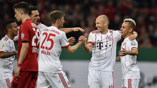 Una paliza: con James, Bayern goleó 6-2 al Leverkusen y pasó a la final de la Copa Alemana