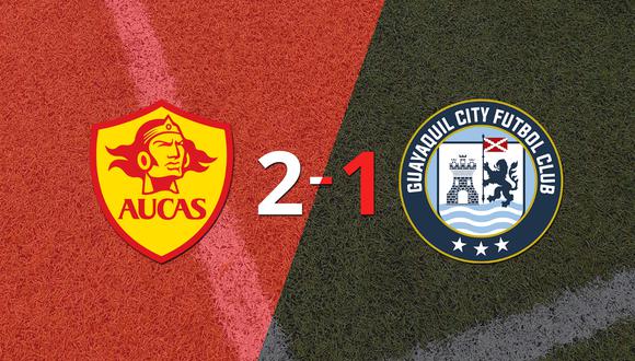 Aucas derrotó 2-1 en casa a Guayaquil City