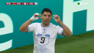 Frente al arco: el fallido remate de Luis Suárez que pudo ser el empate entre Uruguay y Portugal [VIDEO]