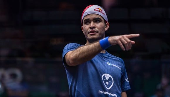 Diego Elías entró por primera vez al top 5 del ranking mundial de squash. (PSA)