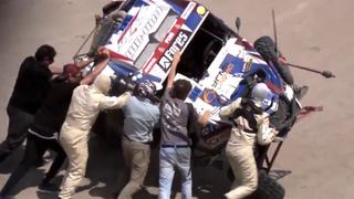 ¡Impresionante! Piloto ruso Sergei Kariakin tuvo un accidente en la Etapa 7 del Dakar 2019 [VIDEO]