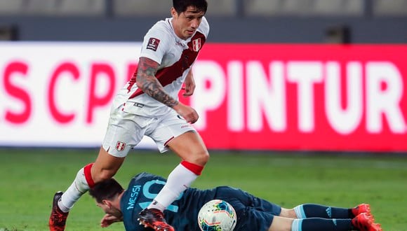 Perú cayó por 2-0 ante Argentina en la jornada 4 de las Eliminatorias rumbo a Qatar 2022. (Foto: AFP)
