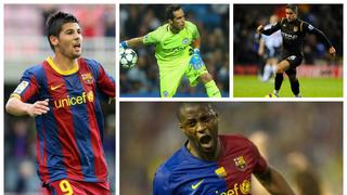 Las figuras que han defendido las camisetas de Barcelona y Manchester City