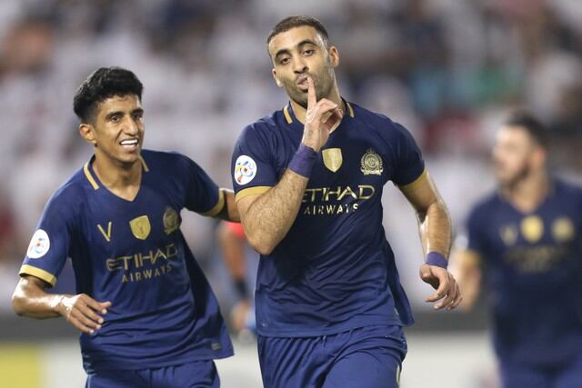 3 – Abderrazak HAMDALLAH - Marruecos / AL Nassr Riyadh / 61 puntos / 53 Goles en torneo local + 4 Goles a nivel internacional (Foto: AFP)