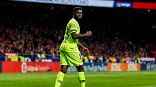 Umtiti, a la grada: su rodilla preocupa al Barcelona y quedó descartado ante PSV