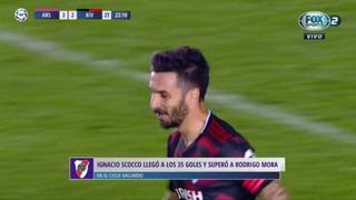 Por algo es el capitán: 'Nacho' Scocco puso el descuento 3-2 en el River vs. Arsenal por Superliga Argentina [VIDEO]
