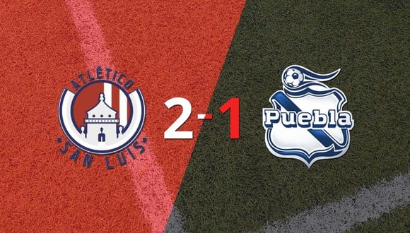 Atl. de San Luis logra 3 puntos al vencer de local a Puebla 2-1