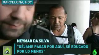 Ya parece definitivo: la reacción del padre de Neymar tras el asedio de la prensa por el PSG