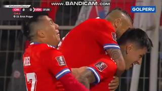 Ya le agarró gusto: Pulgar y su doblete para el 2-0 de Chile vs. Venezuela [VIDEO]