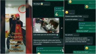 Joven se quema a propósito para grabar TikTok y termina suspendido de su trabajo [VIDEO]