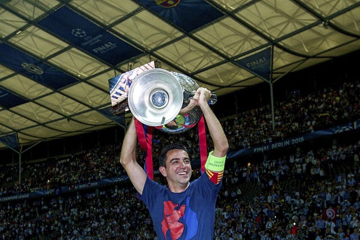 Xavi Hernández jugó en el FC Barcelona hasta 2015. (Getty)
